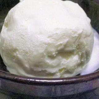バニラのアイスクリーム